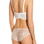 Calvin Klein Black Label Rose Lace Strapless Longline Bra in Ivory