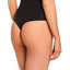 Calvin Klein Black Label Sculpted Moderate Control High Waist Thong in Black