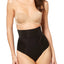 Calvin Klein Black Label Sculpted Moderate Control High Waist Thong in Black