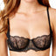 Calvin Klein Black Label Sensual Spacer Sling Balconette Bra in Black