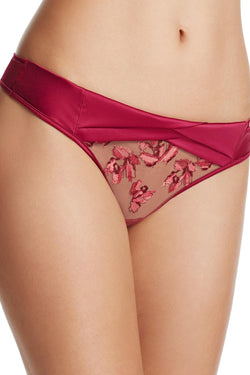 Calvin Klein Black Label Temptation Thong in Lust thumbnail 3