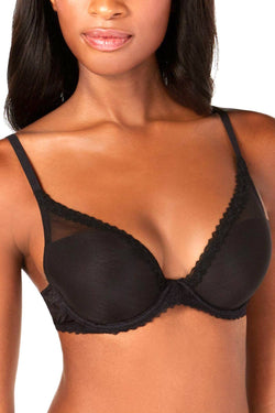 Calvin Klein Black Lightly Lined Plunge Bra thumbnail 1