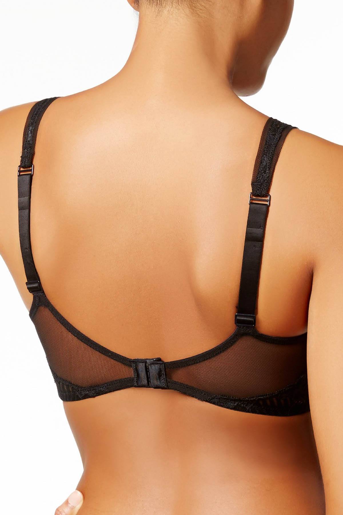 Calvin Klein Black Linger Lace Bralette