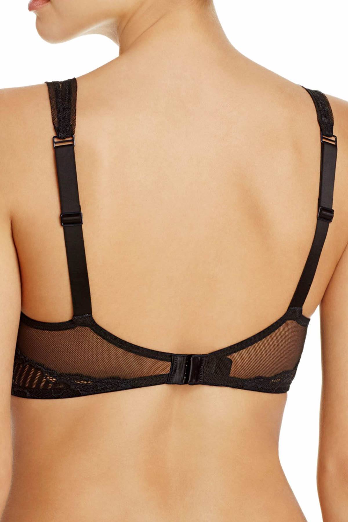 Calvin Klein Black Linger Lace Bralette