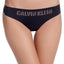 Calvin Klein Black Logo-Waist Laser-Cut Thong