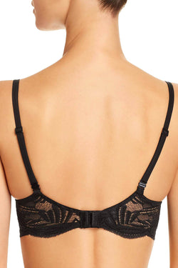 Calvin Klein Black Perfectly Fit Lightly-Lined Sheer Lace Bra thumbnail 4