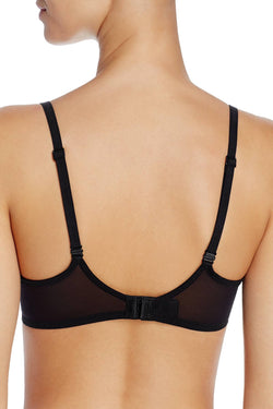 Calvin Klein Black Perfectly-Fit Mesh/Lace Full-Coverage Bra thumbnail 3