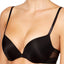 Calvin Klein Black Sculpted Mesh Panel Push Up Plunge Bra