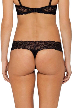 Calvin Klein Black Seductive Comfort Thong thumbnail 4