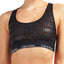 Calvin Klein Black Sheer Censored Logo Bralette