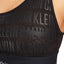 Calvin Klein Black Sheer Censored Logo Bralette