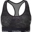 Calvin Klein Black Sheer Censored Logo Bralette