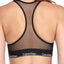 Calvin Klein Black Sheer Censored Logo Bralette