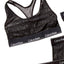 Calvin Klein Black Sheer Censored Logo Bralette
