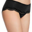 Calvin Klein Black Sheer Marquisette Lace Hipster