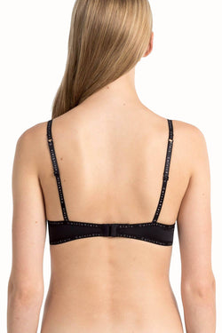 Calvin Klein Black Signature Lace-Trim Demi Bra thumbnail 3