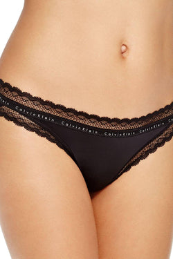Calvin Klein Black Signature Sheer Lace Bikini thumbnail 3