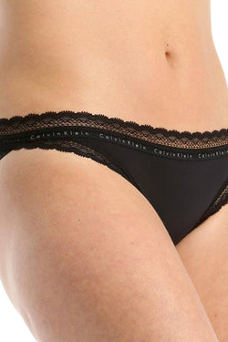 Calvin Klein Black Signature Sheer Lace Bikini thumbnail 4