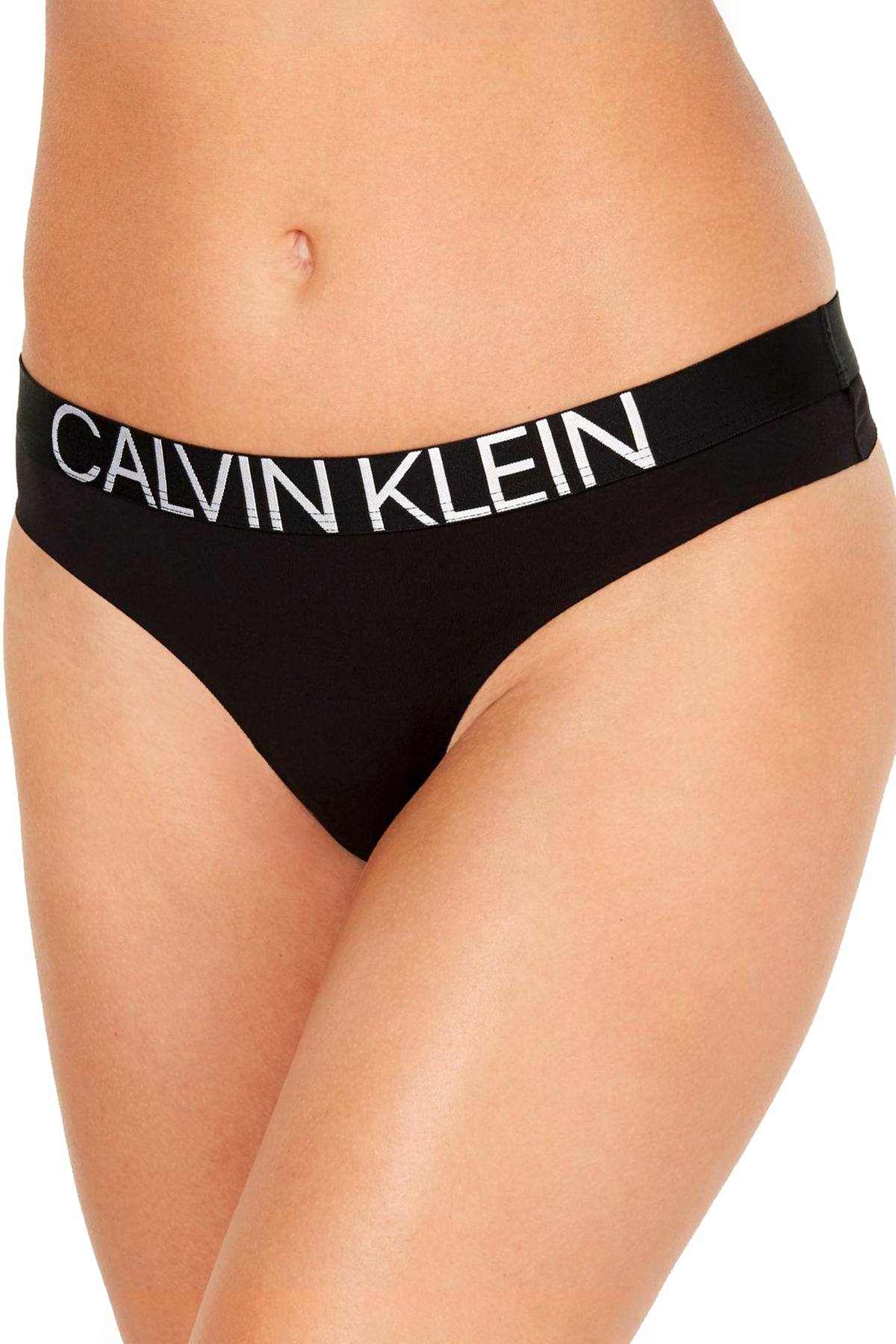 Calvin Klein Black Statement 1981 Logo Thong