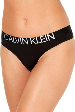 Calvin Klein Black Statement 1981 Logo Thong thumbnail 1
