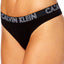 Calvin Klein Black Ultimate Logo-Waist Thong