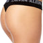 Calvin Klein Black Ultimate Logo-Waist Thong