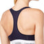 Calvin Klein Black Vertical-Stripe Logo-Band Bralette