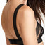 Calvin Klein Black Vixen Striped-Strap Lace Bra