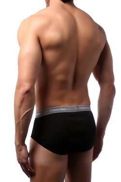 Calvin Klein Black and Grey U4000 Brief thumbnail 2