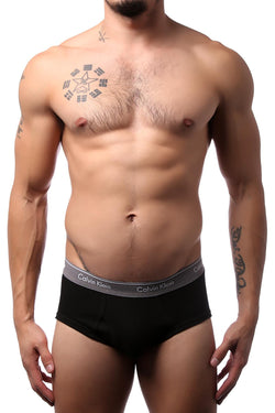 Calvin Klein Black and Grey U4000 Brief thumbnail 1