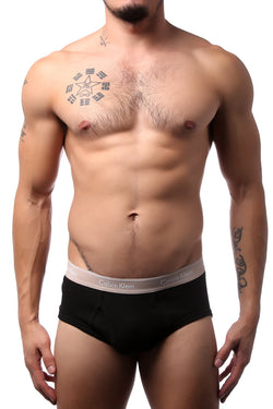 Calvin Klein Black and Tan NB1428 Brief thumbnail 1