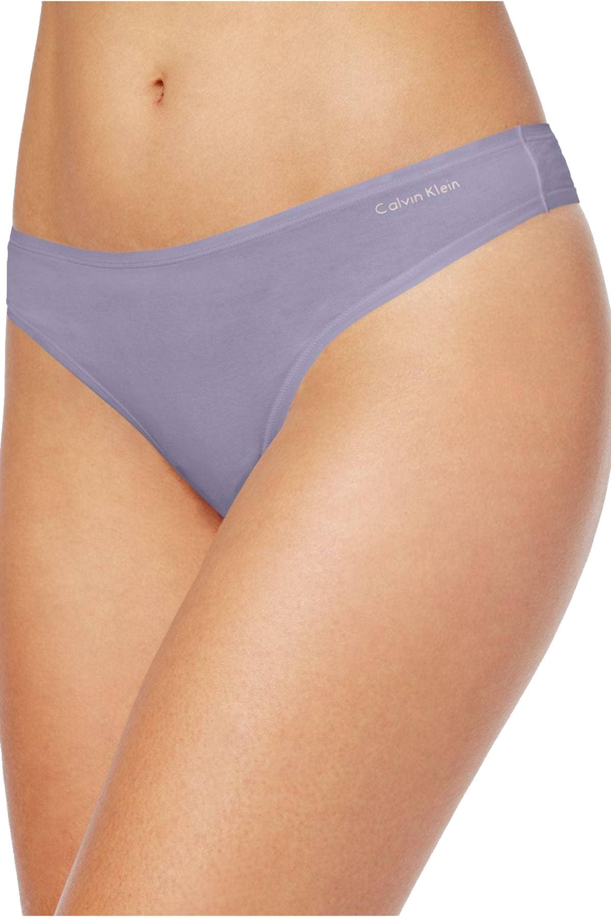 Calvin Klein Blue Granite Cotton Form Thong