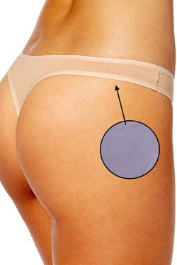 Calvin Klein Blue Granite Cotton Form Thong thumbnail 2