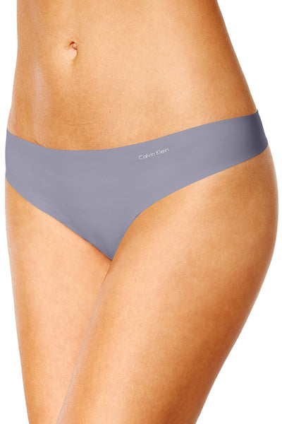 Calvin Klein Blue Granite Invisibles Thong