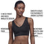 Calvin Klein Blue Granite Invisibles V-Neck Comfort Bralette