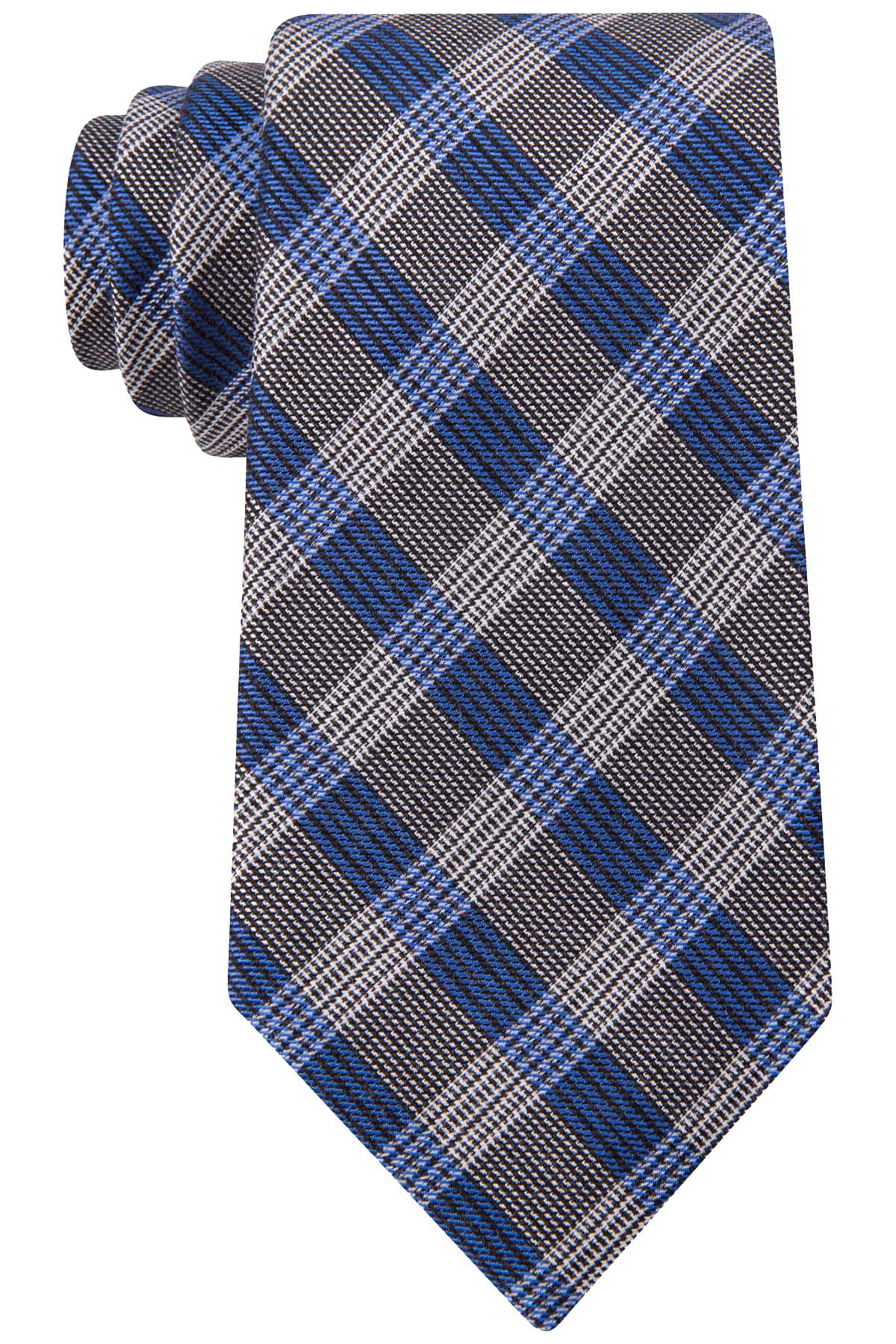 Calvin Klein Blue/Grey Schoolboy Glenn Plaid Tie