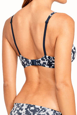 Calvin Klein Blue Mesmerizing-Print Perfectly-Fit Full-Coverage T-Shirt Bra thumbnail 4