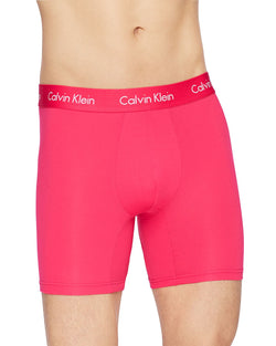 Calvin Klein Boxer Briefs Pack Of 3 Purple Night/Azalea/Blue thumbnail 2