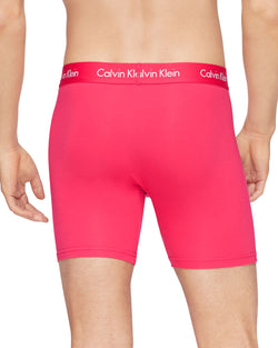 Calvin Klein Boxer Briefs Pack Of 3 Purple Night/Azalea/Blue thumbnail 3