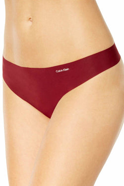 Calvin Klein Brazen-Wine Invisibles Thong thumbnail 1