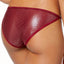 Calvin Klein Brazen-Wine Shimmery Logo-Trimmed String Bikini
