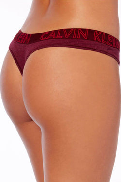 Calvin Klein Brazen-Wine Ultimate Logo-Waist Thong thumbnail 3