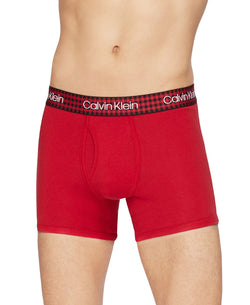 Calvin Klein Buffalo Plaid Boxer Briefs Temper Body W/ Temper/black Buffalo Check thumbnail 1