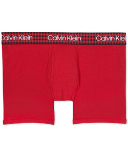 Calvin Klein Buffalo Plaid Boxer Briefs Temper Body W/ Temper/black Buffalo Check thumbnail 4