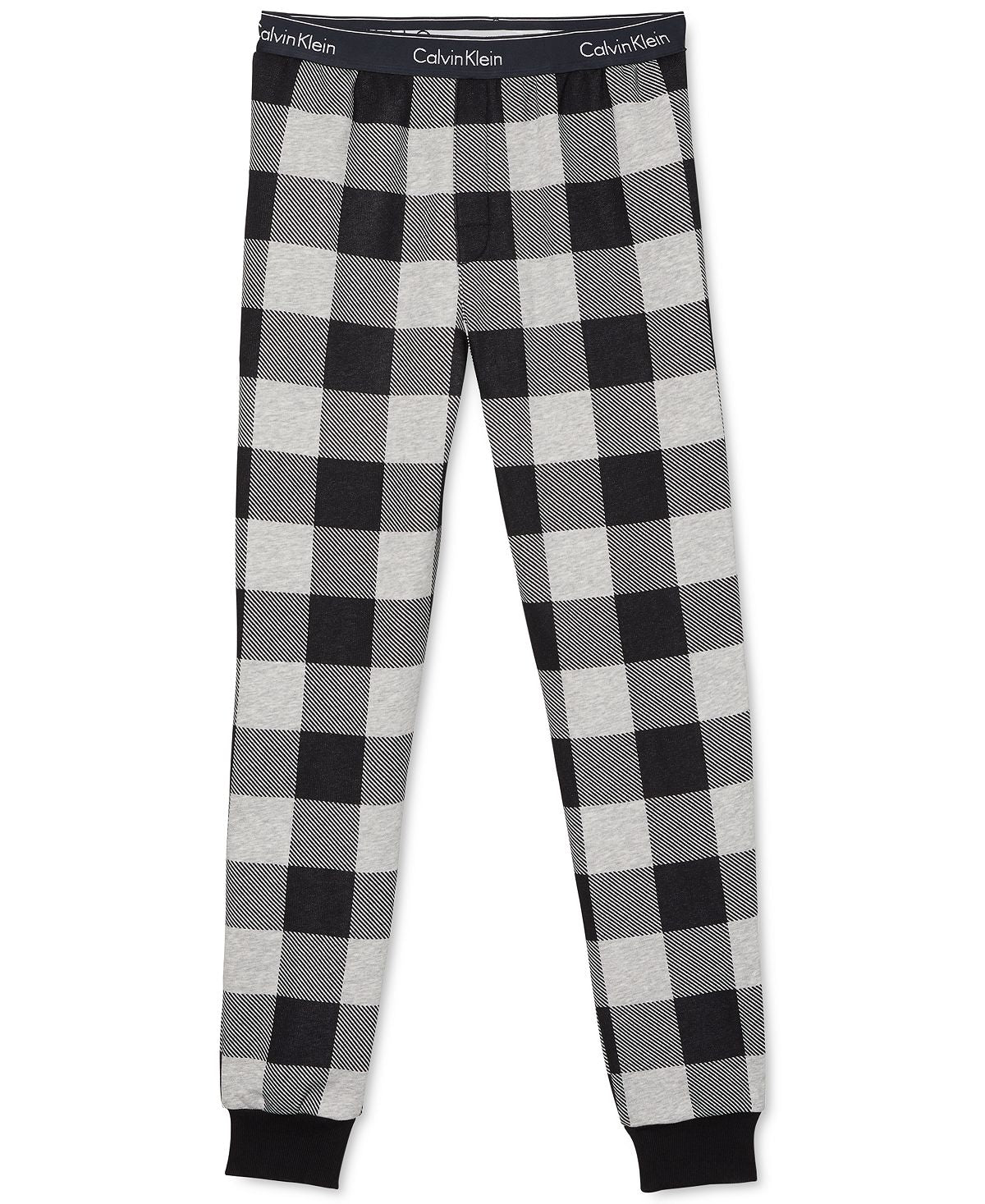 Calvin Klein Buffalo Plaid Joggers Grey Heather Buffalo Check