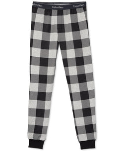Calvin Klein Buffalo Plaid Joggers Grey Heather Buffalo Check thumbnail 1
