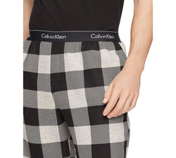 Calvin Klein Buffalo Plaid Joggers Grey Heather Buffalo Check thumbnail 3