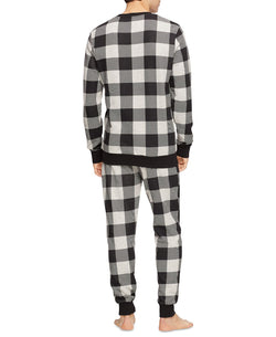Calvin Klein Buffalo Plaid Joggers Grey Heather Buffalo Check thumbnail 4