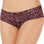 Calvin Klein Burgundy Layered-Starburst Phoebe Printed Invisibles Hipster