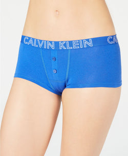 Calvin Klein CK Ultimate Cotton Boyshort in Stellar Blue thumbnail 3